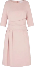 THE FOLD The Fold Sleeveless Camelot Dusty Pink Dress UK 10