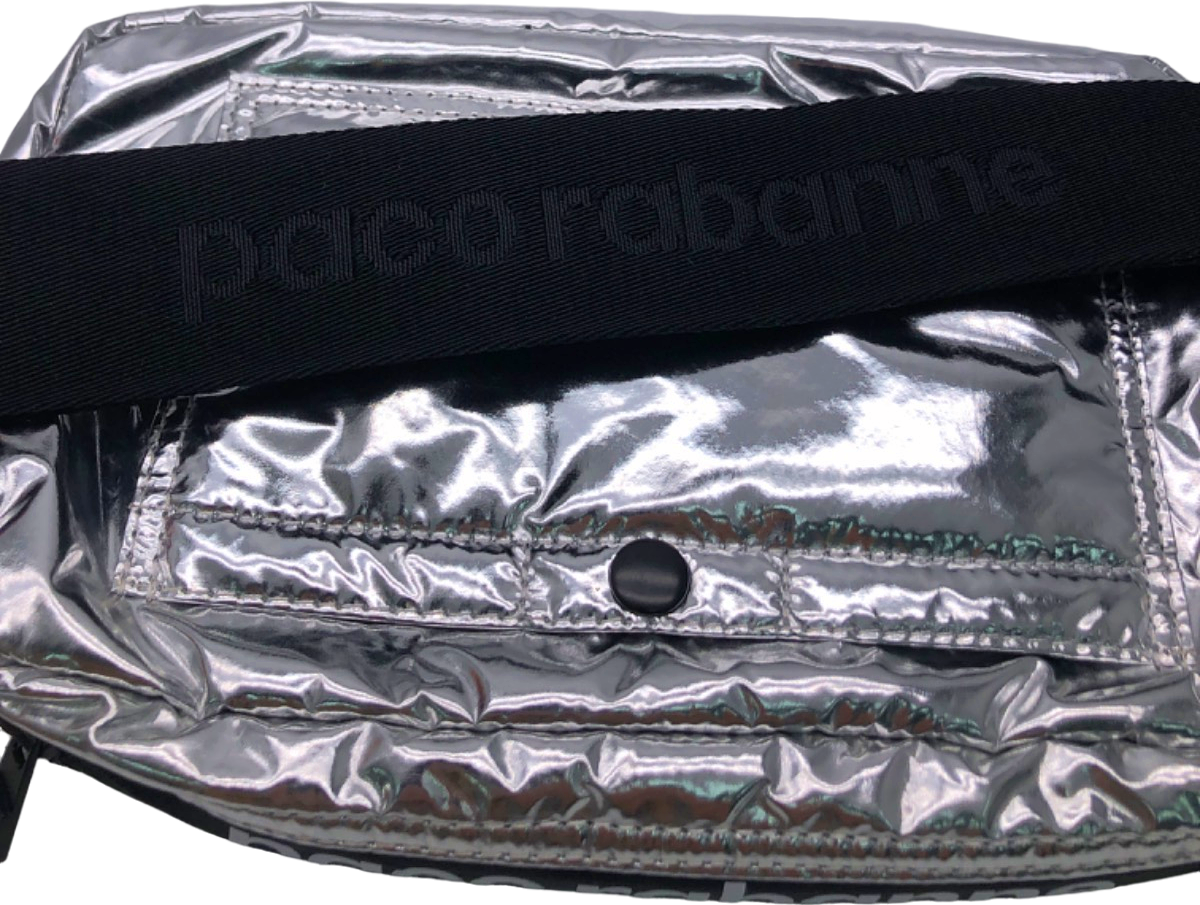Paco Rabanne Silver Sling Bag One Size