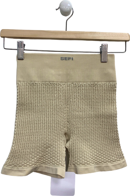 Sefi Whipped Cream Waffle 5 Inch Shorts UK S