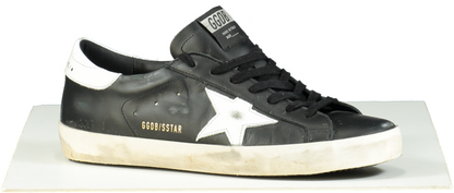 Golden Goose Black Superstar Sneakers UK 8 EU 42