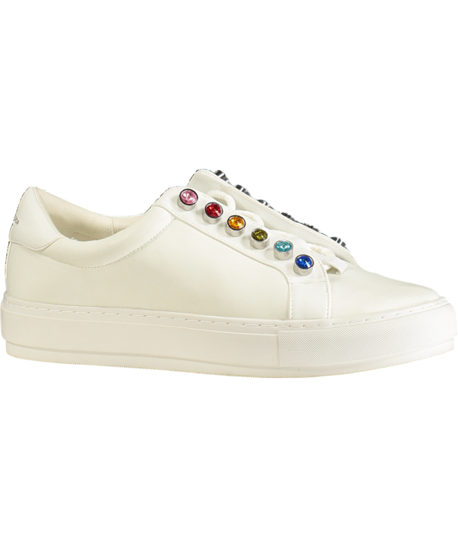 Kurt Geiger White Liviah Chunky Rainbow Sneaker UK 8 EU 41 👠