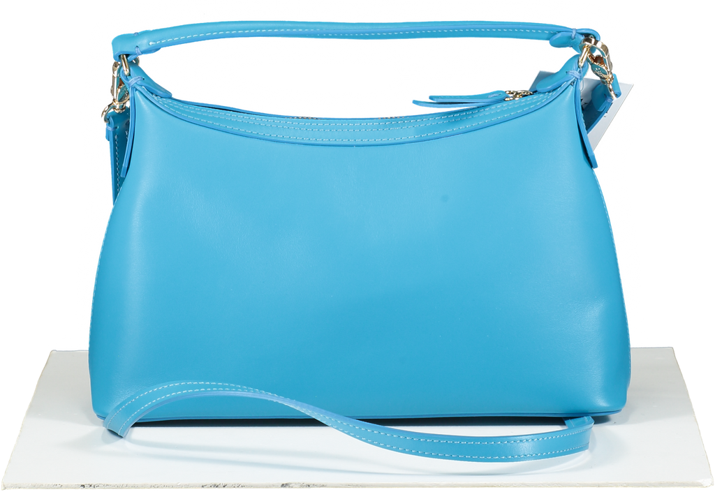 Liu-jo Blue X Leonie Hanne Logo-print Leather Shoulder Bag