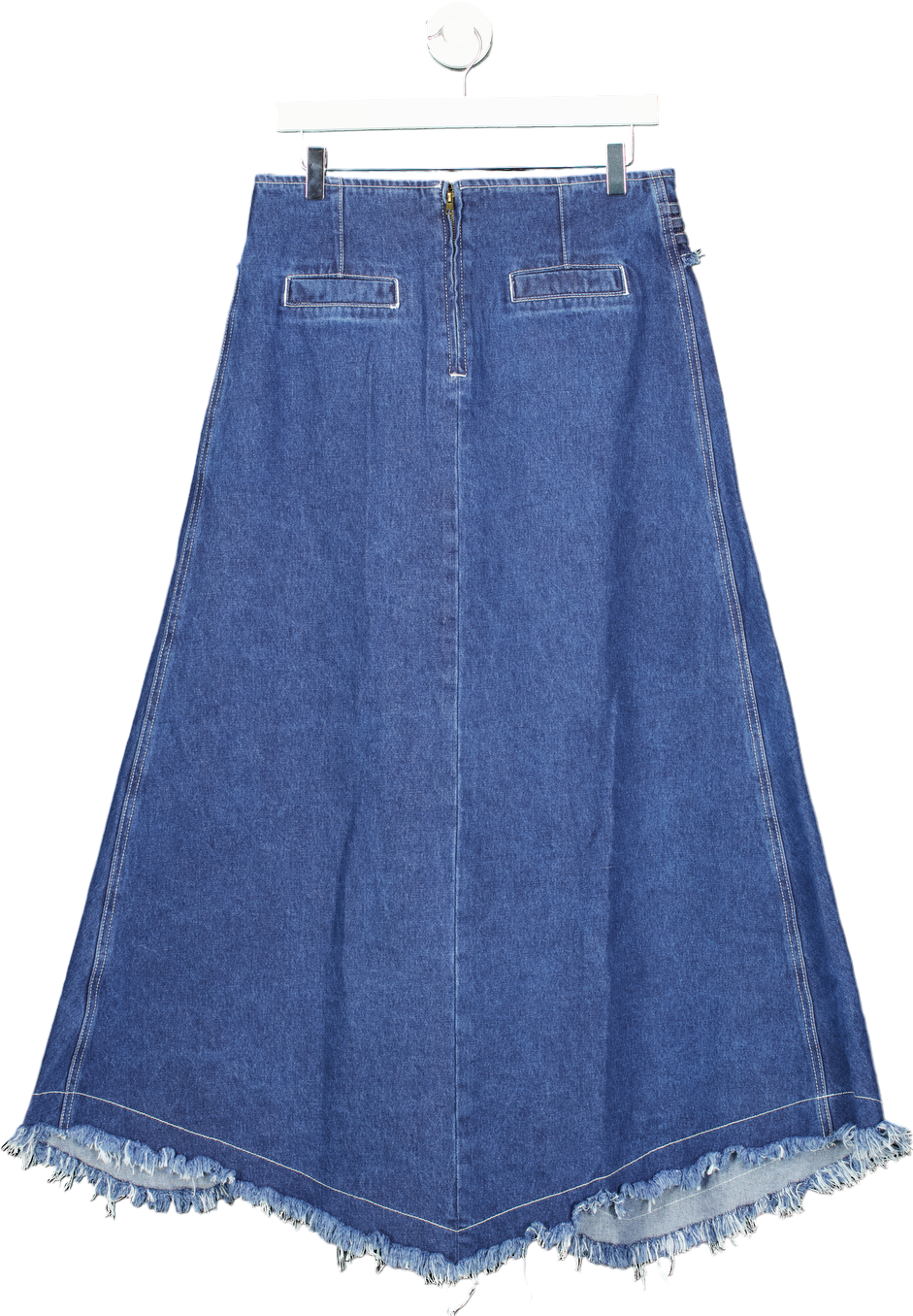 Lioness Blue Denim Maxi Skirt XS