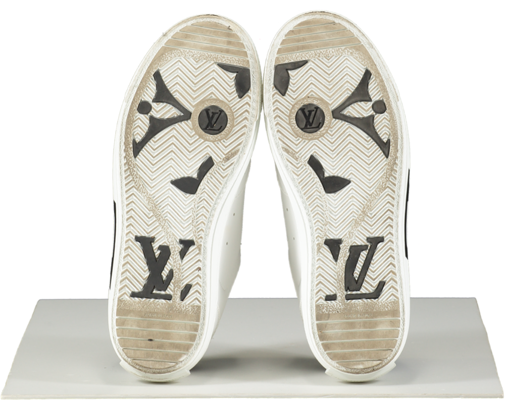 Louis Vuitton White LV Logo Charlie Trainers UK 5 EU 38 👠