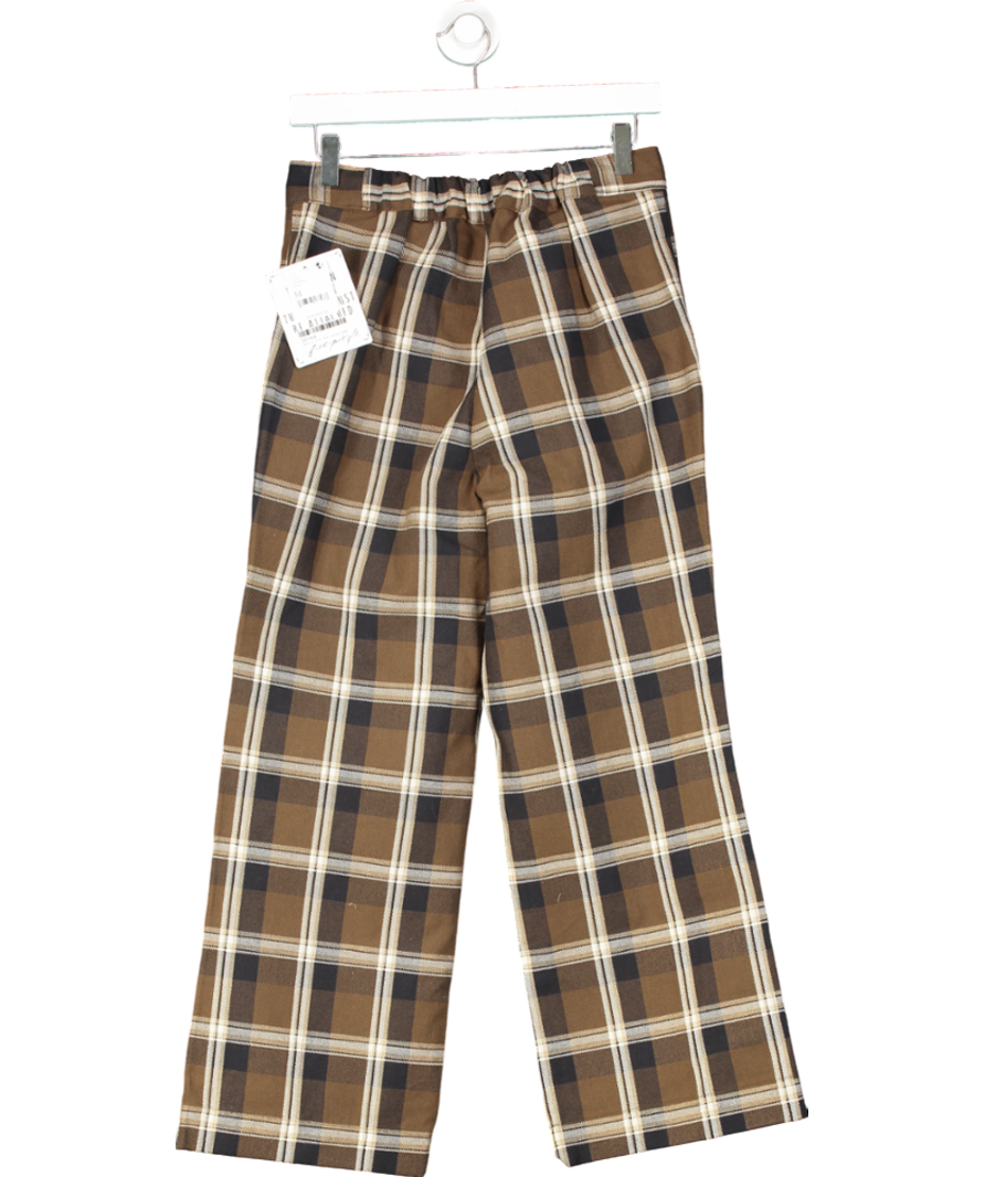 Ciao Lucia Brown Check Pietro Pant Check UK M