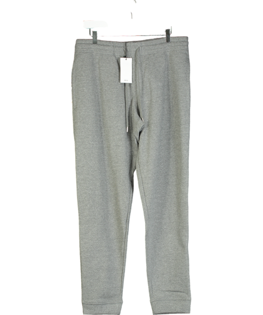 MANGO Grey Cotton Blend Jogger Trouser UK XL