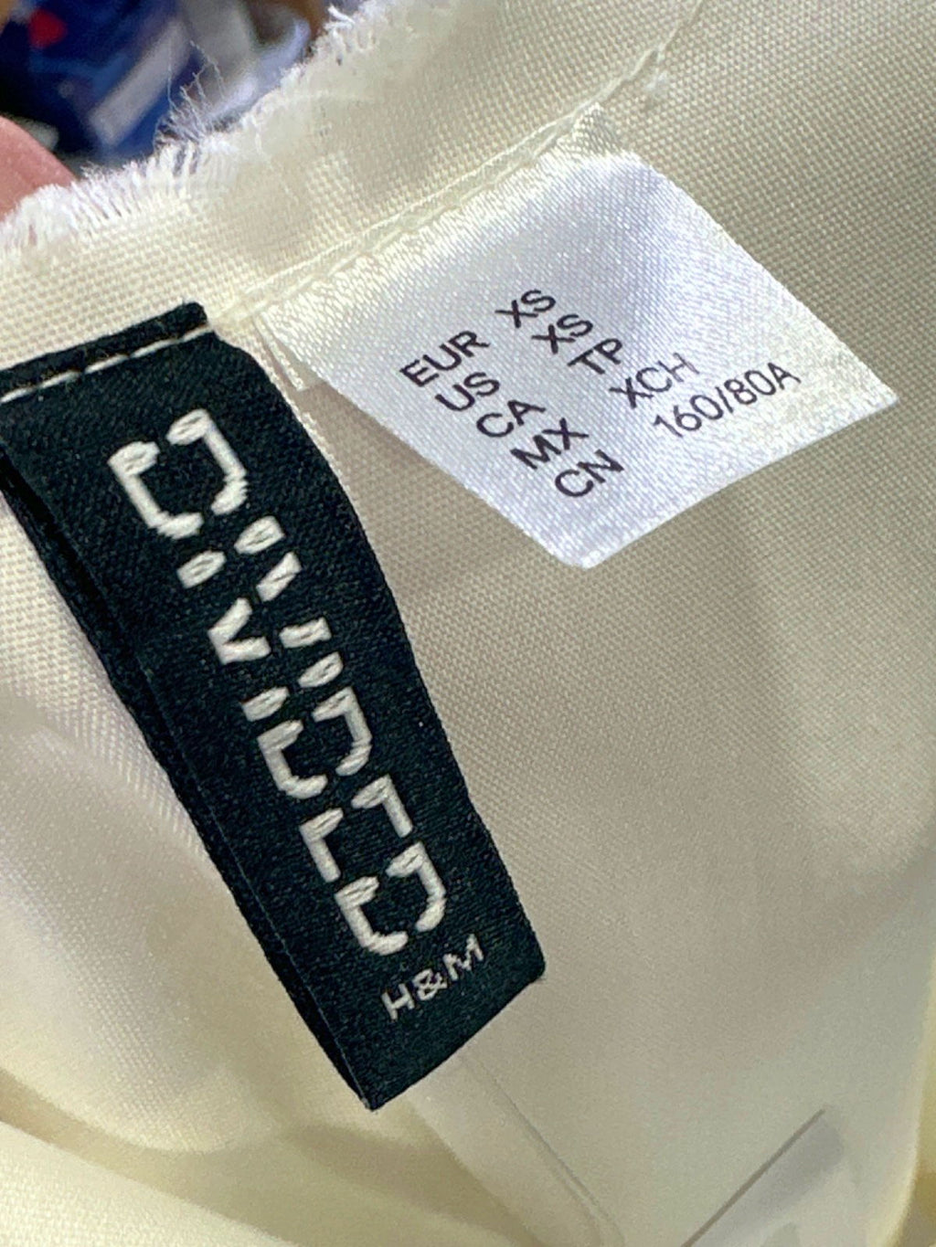 H&M White Sleeveless Ruffled Dress UK XS