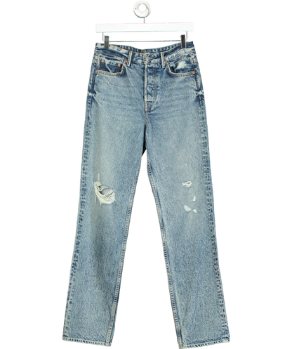 grlfrnd Blue Distressed Boyfriend Jeans W27