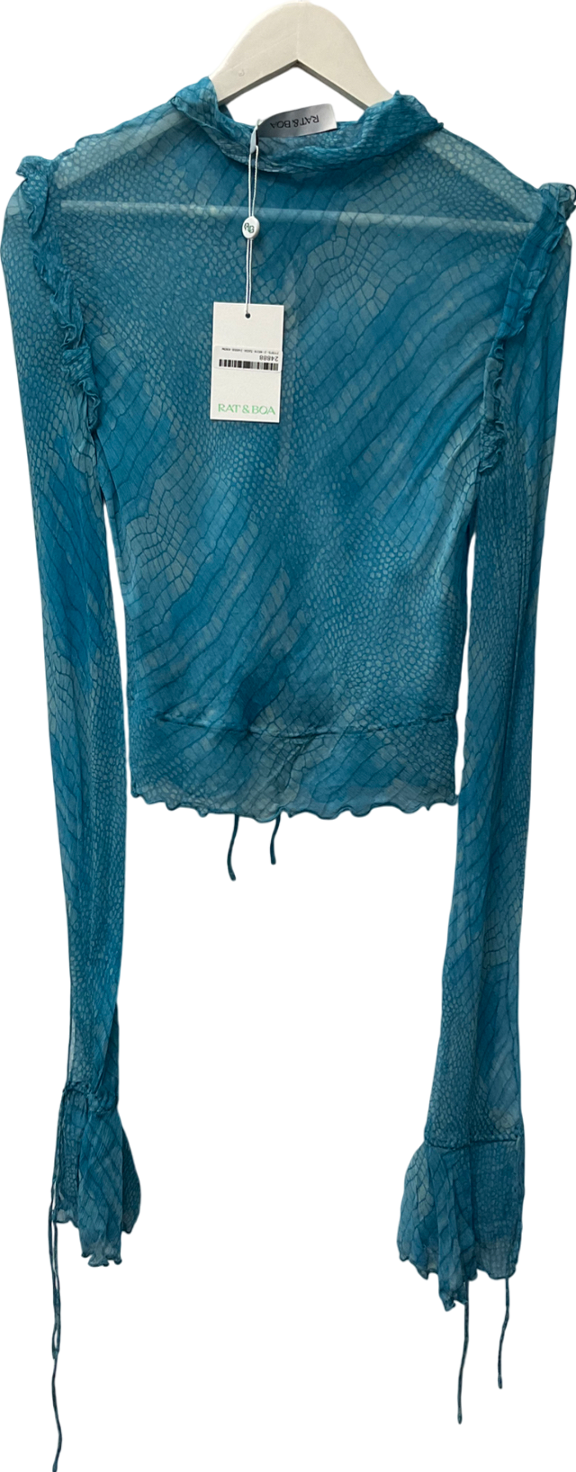 Rat & Boa Blue Havana Top UK L