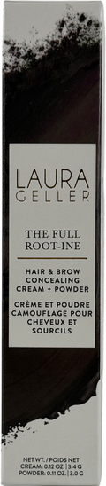 LAURA GELLER Root Touch Up Hair & Brow Concealing Cream + Powder Dark Brown 4g
