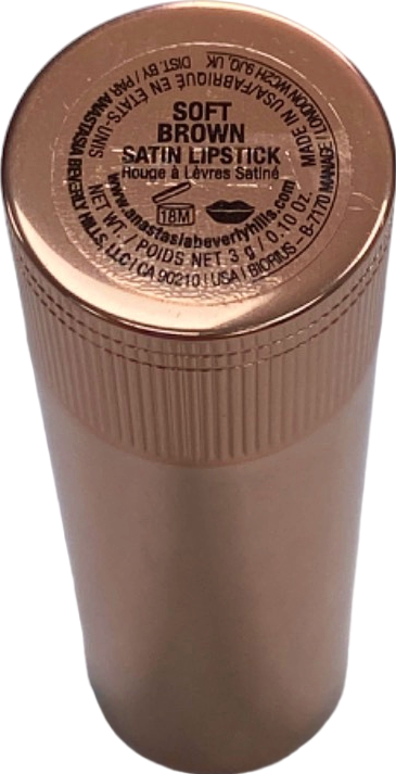 Anastasia Beverly Hills Satin Lipstick Soft Brown 3.5g