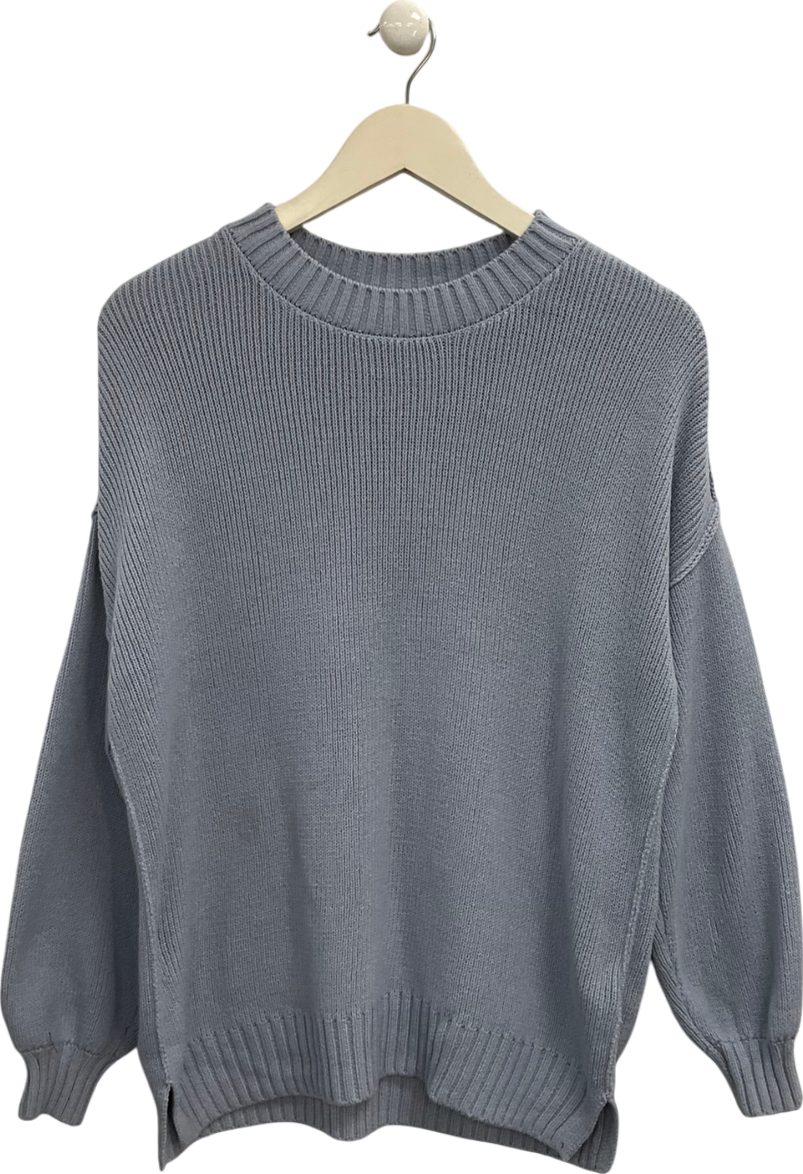 Hollister Blue Crew Neck Jumper UK XS