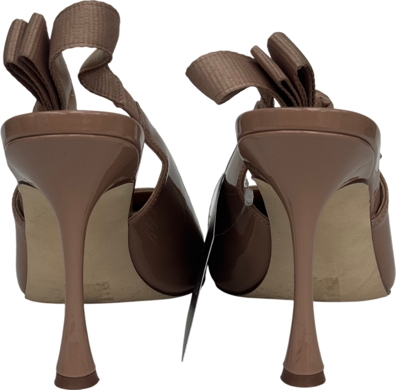 STEVE MADDEN Nude Brylie Pump Blush Patent Heels UK 6 EU 39 👠