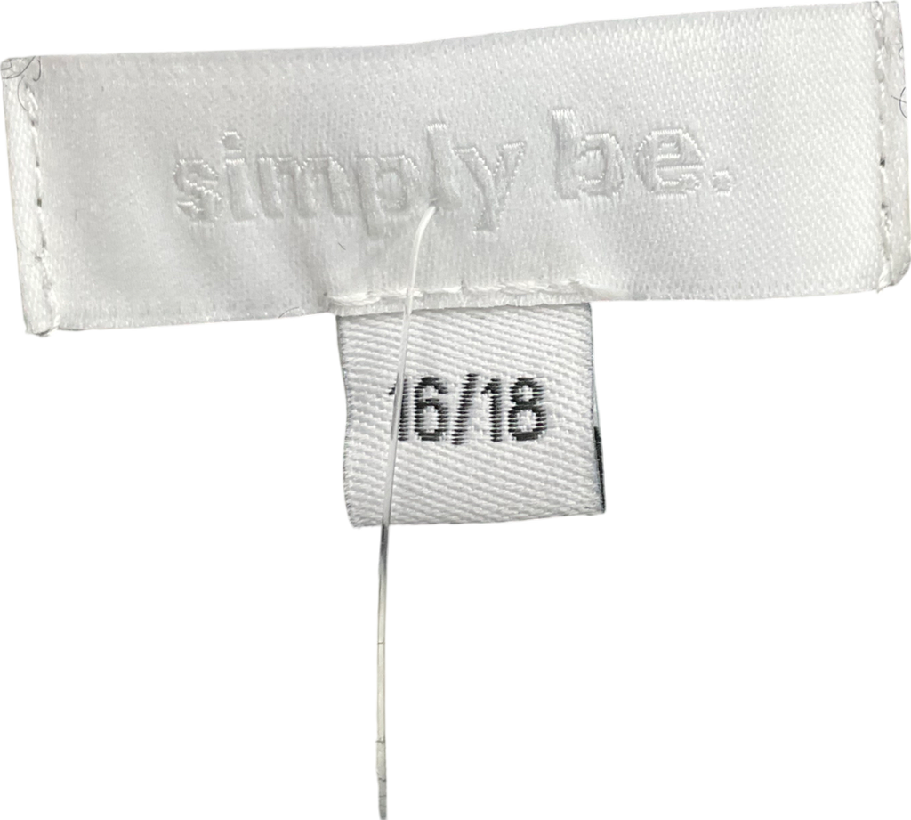 SimplyBe Black Stripe Cardigan UK 16