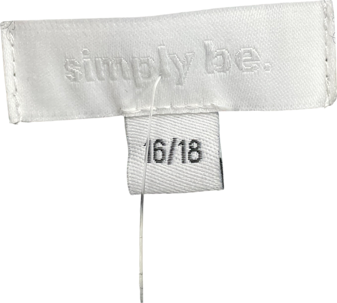 SimplyBe Black Stripe Cardigan UK 16