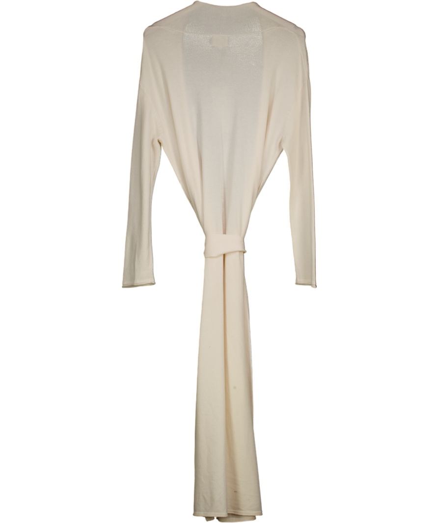 Charli Cream Sofia Long Line Cardigan And Maxi Dress Set UK M