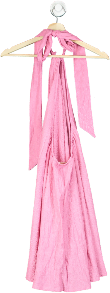 H&M Pink Halterneck Dress UK XS