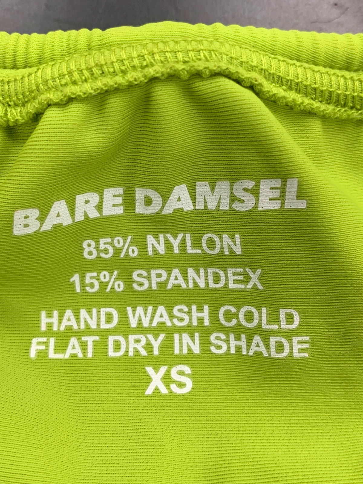 Bare Damsel Green Beaded Bikini Set UK XS