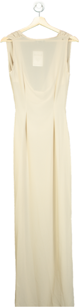 Rick Owens Beige Draped Maxi Dress UK 10