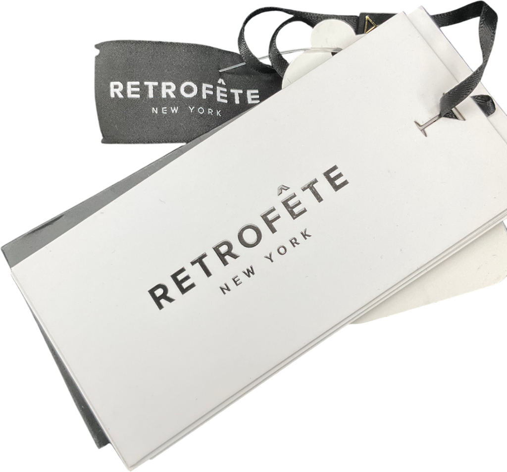 Retrofete Black Cocoa Embellished Pant UK S