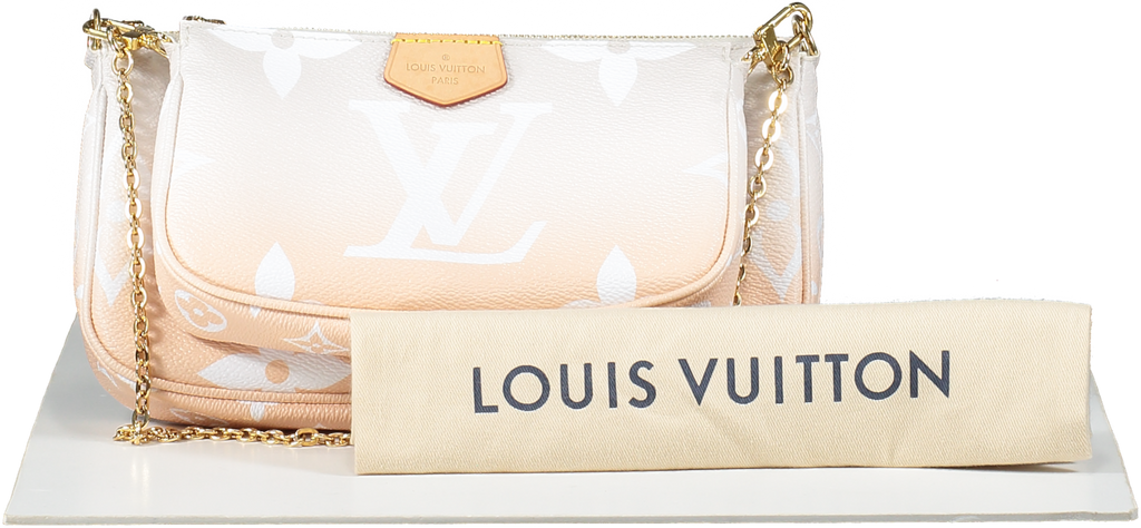 Louis Vuitton Ltd.Edition Nude Multi Pochette, Pool Ombre Mist Handbag