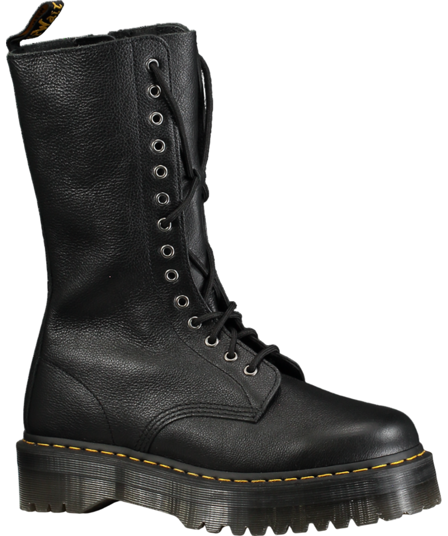 Dr Martens Black 1b99 Virginina Leather High Boots UK 10 EU 44 👞