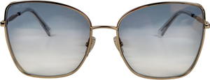 Jimmy Choo Metallic Alexis Rose Square Sunglasses