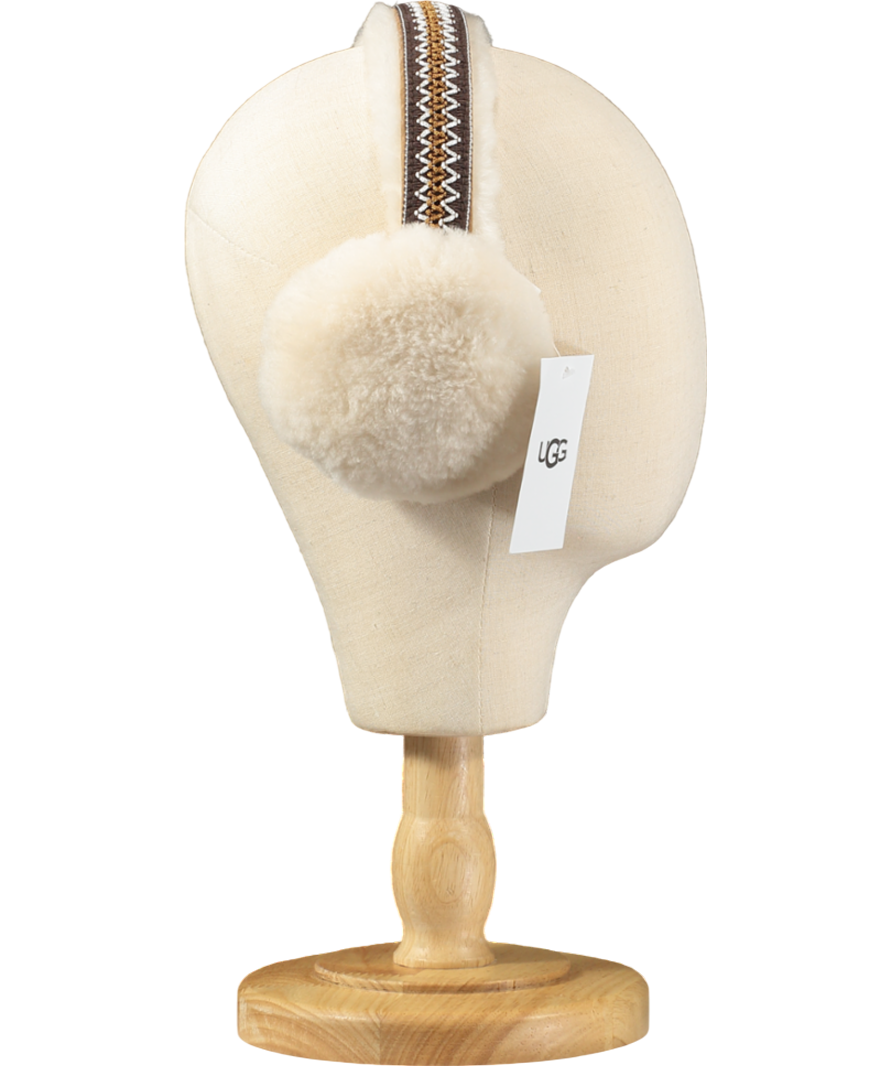 UGG Cream Tasman Sheepskin Earmuffs