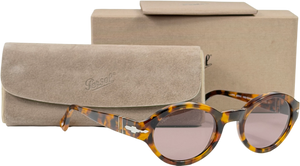 PERSOL Brown Polarised Po3378s - Loris With Havana Sunglasses In Box & Case