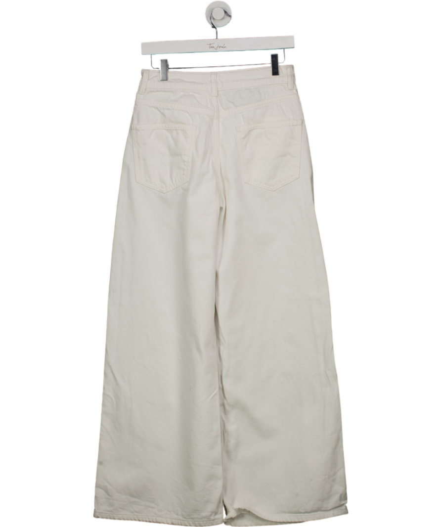 ALBARAY White Wide Leg Jean UK 8