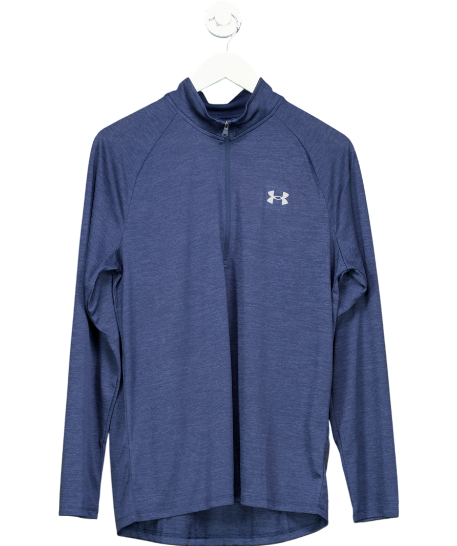 Under Armour Blue Men's Ua Tech Textured ½ Zip UK M