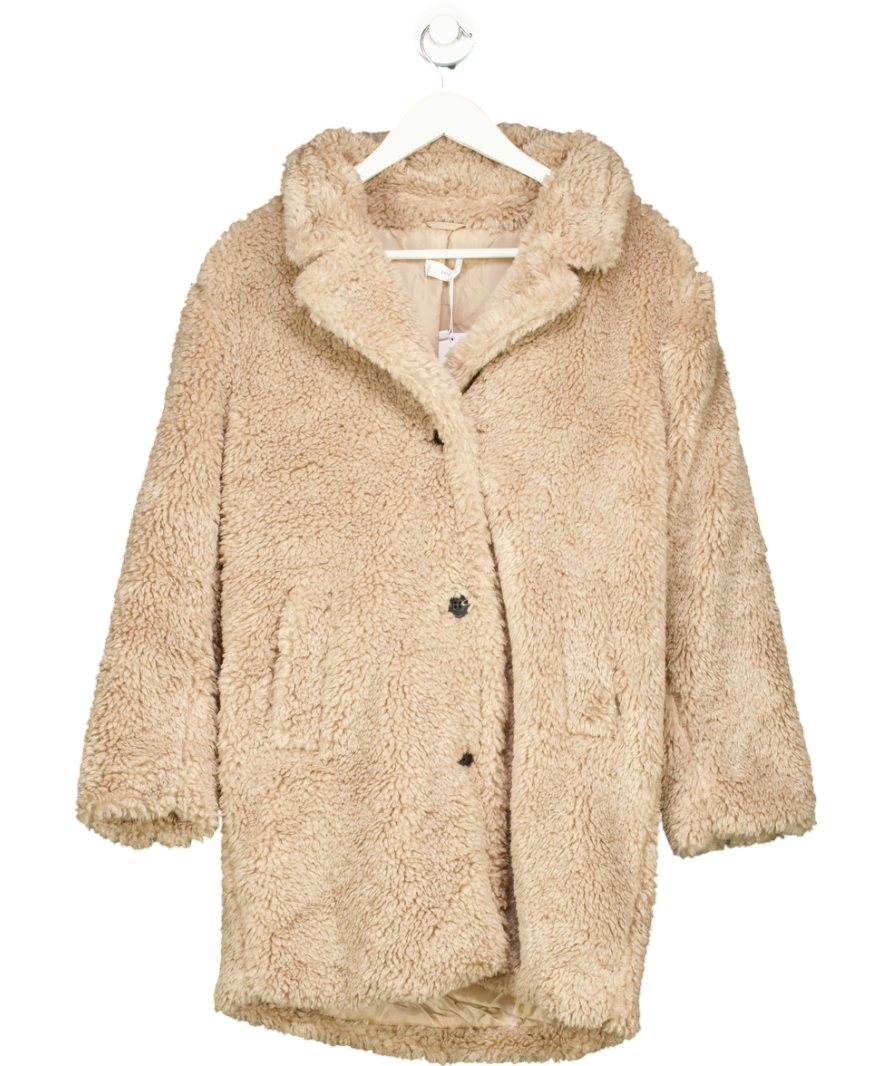 MANGO Beige Shearling Effect Coat 12 Years