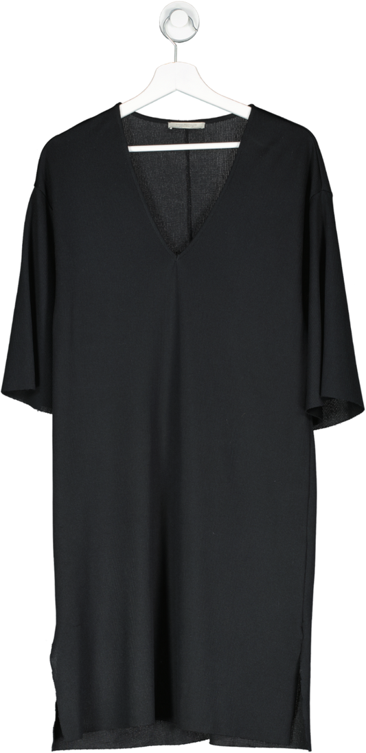 ZARA Black T Shirt Dress UK 10