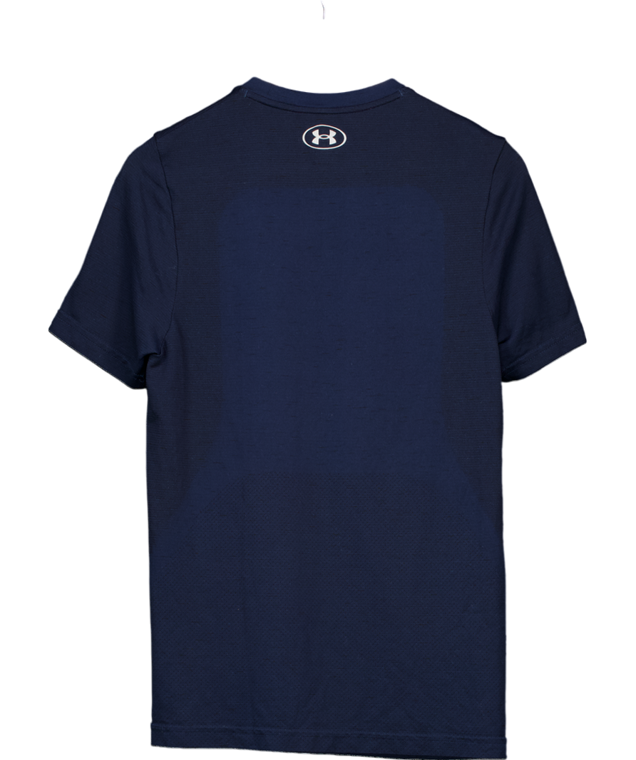 Under Armour Blue Men's Ua Vanish Elite Vent Printed Short Sleeve UK S