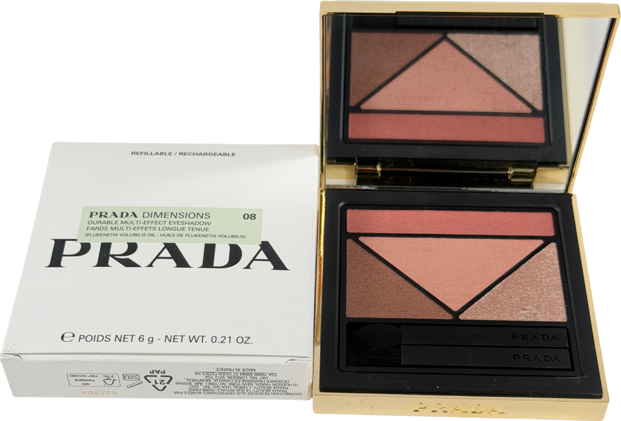 Prada Dimensions Durable Multi-effect Eyeshadow Palette 8 Pansy 6g