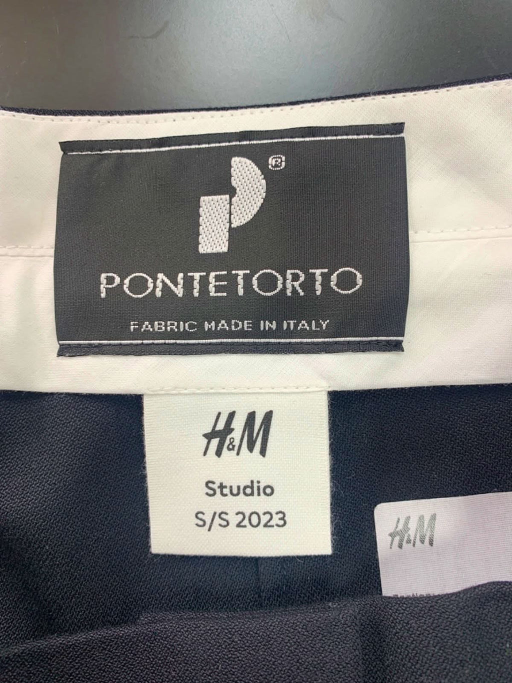 H&M Black Studio Runway Pants 12