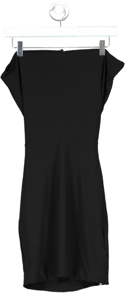 Club L Black Liliana Cowl Neck Mini Dress UK 8