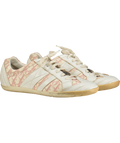 Dior Vintage White Leather / Pink Diorissimo Pattern Trainers UK 7 EU 40 👠