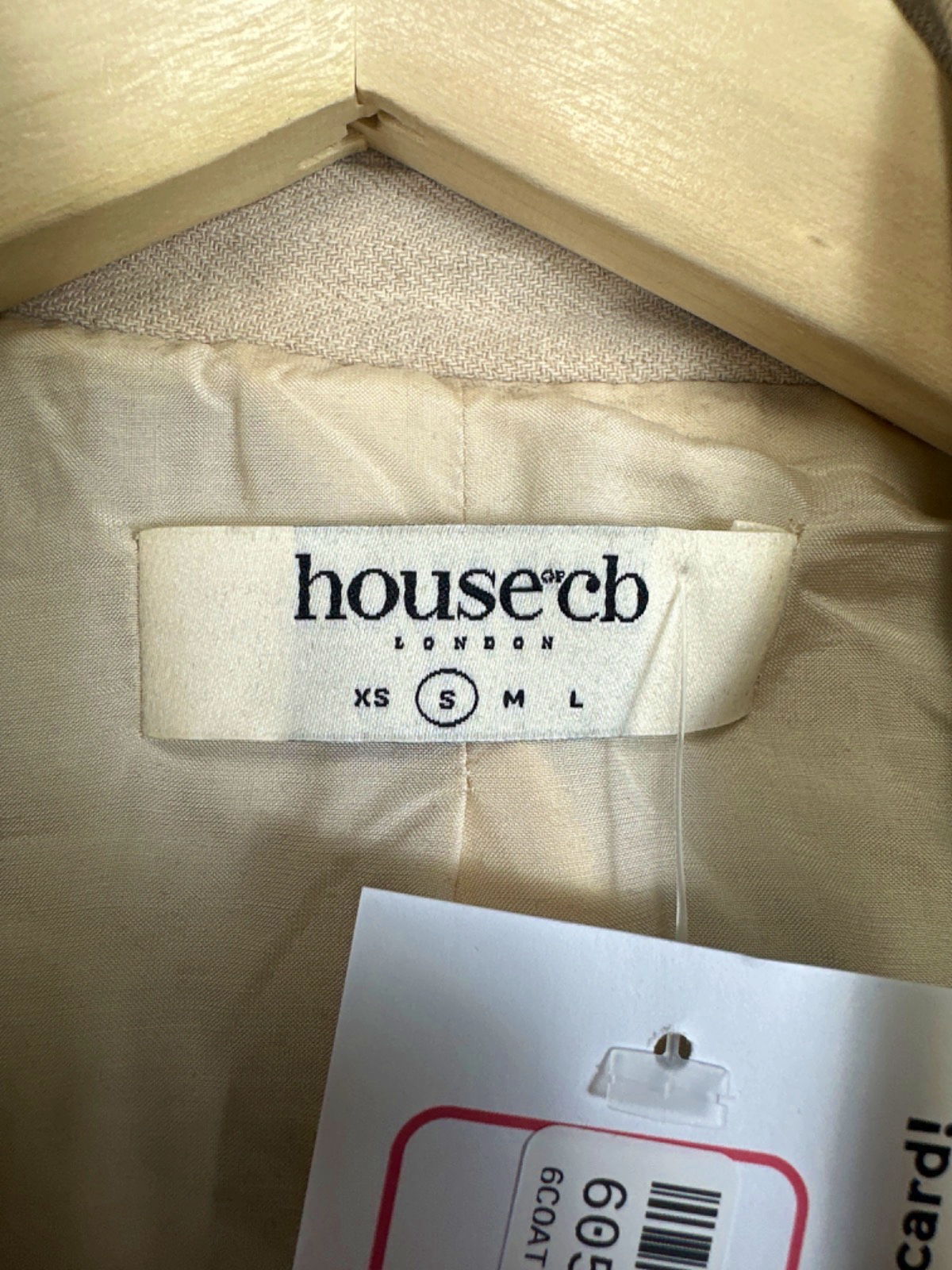 House of CB Cream Blazer UK S