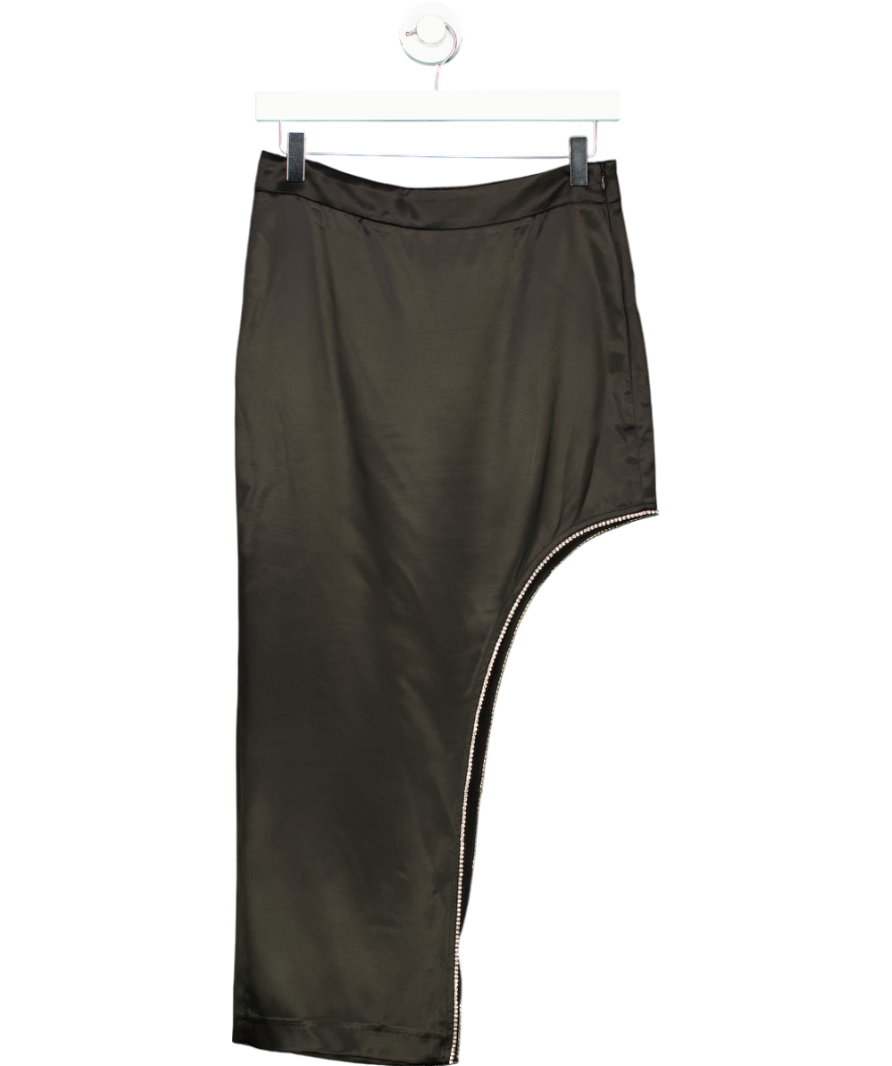 ZARA Black Diamante Detail Skirt UK XS