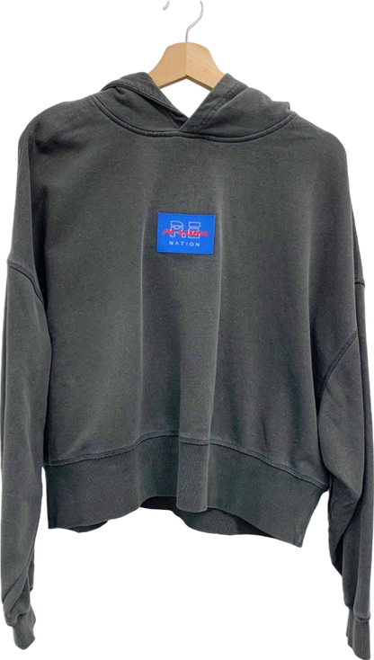 P.E Nation Charcoal Hoodie UK L