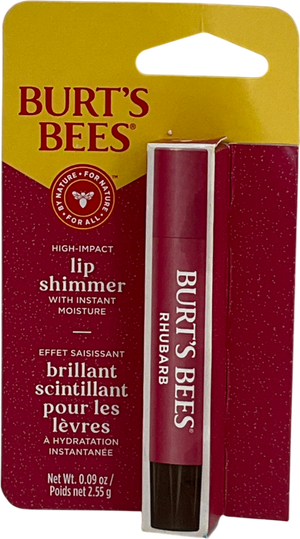 Burts Bees Lip Balm Shimmer 123 Rhubarb 2.55g