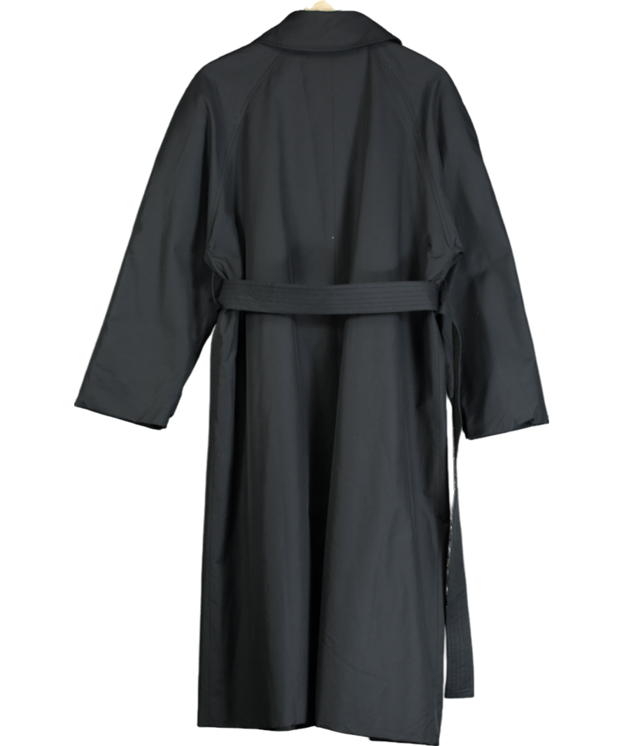 Marcela London Grey Collared Trench Coat One Size