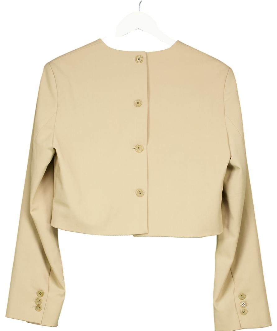 FRANKIE SHOP Beige Tamsin Top UK XS/S