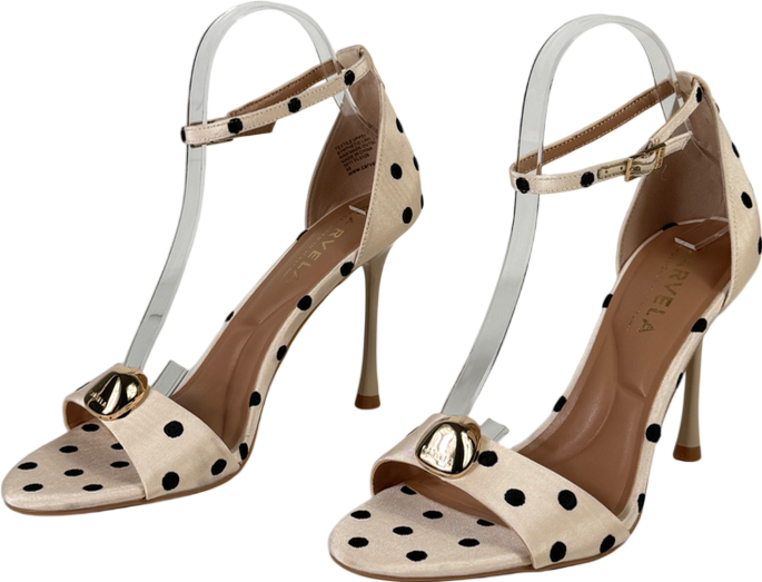 Carvela Cream Incanto Polka Dot Heel UK 7 EU 40