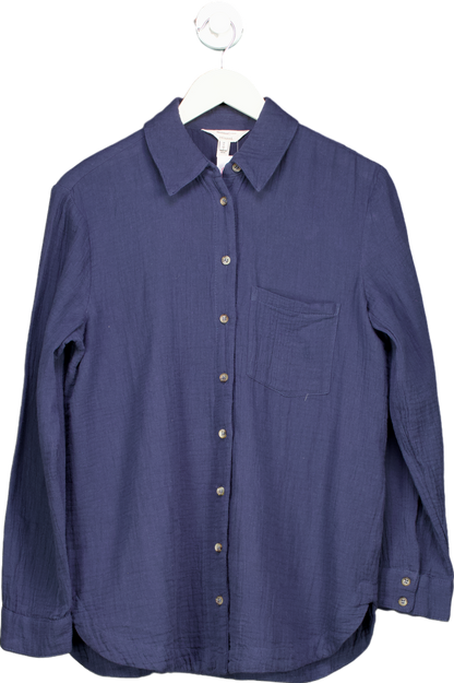 River Island Navy Relaxed Shirt UK 6