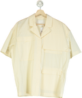 Remain Birger Christensen Cream Liane Short Sleeve Shirt UK M