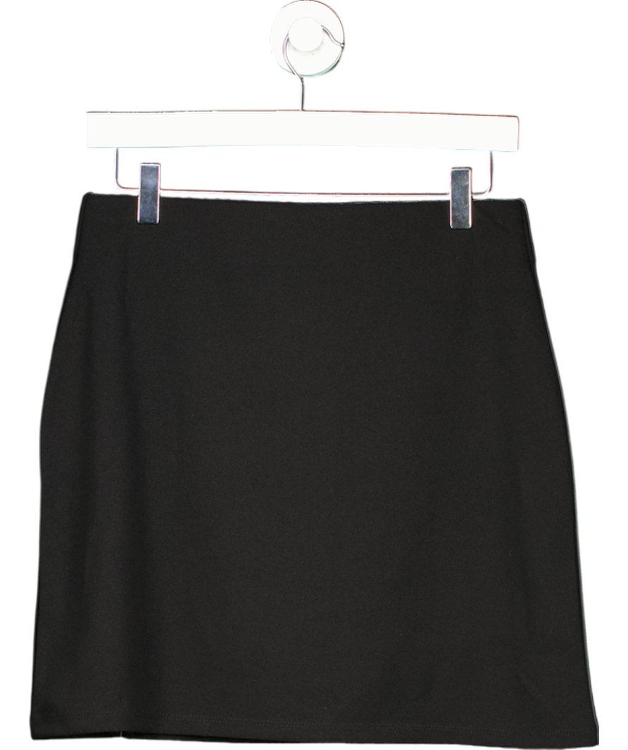 lipsy london Black Split Side Mini Skirt UK 10