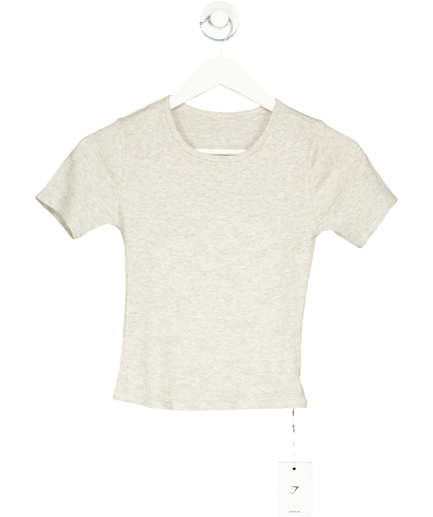 gymshark Grey Rid T-shirt UK S