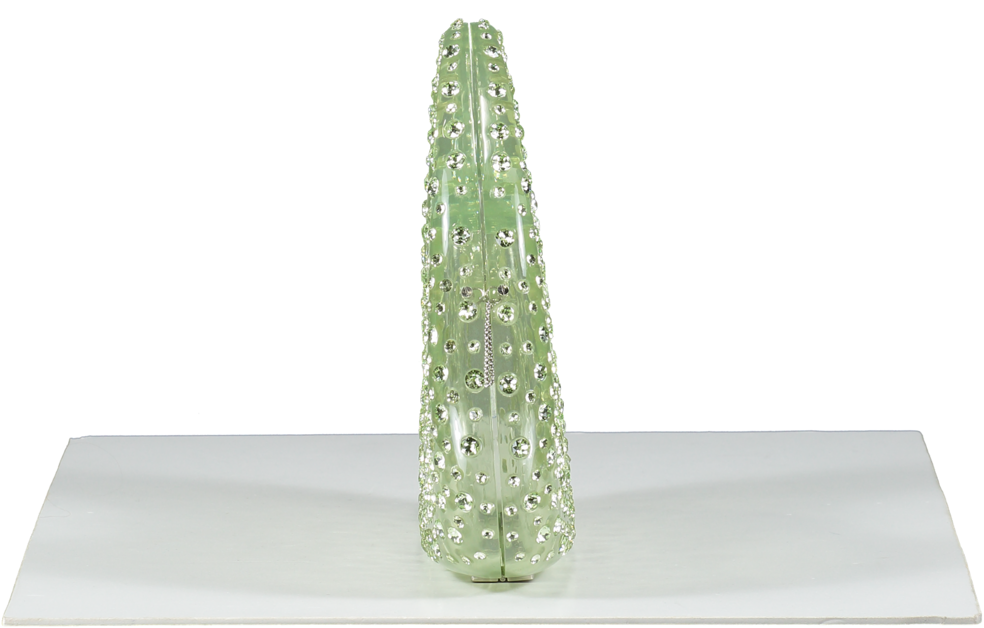 L'alingi Green Mint Meleni Bag Crystal Encrusted Resin Bag One Size